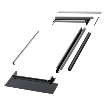 Kołnierz uszczelniający do zespoleń KZV-2-FT Thermo pojedynczego okna 134x98cm firmy Fakro kolor czarny